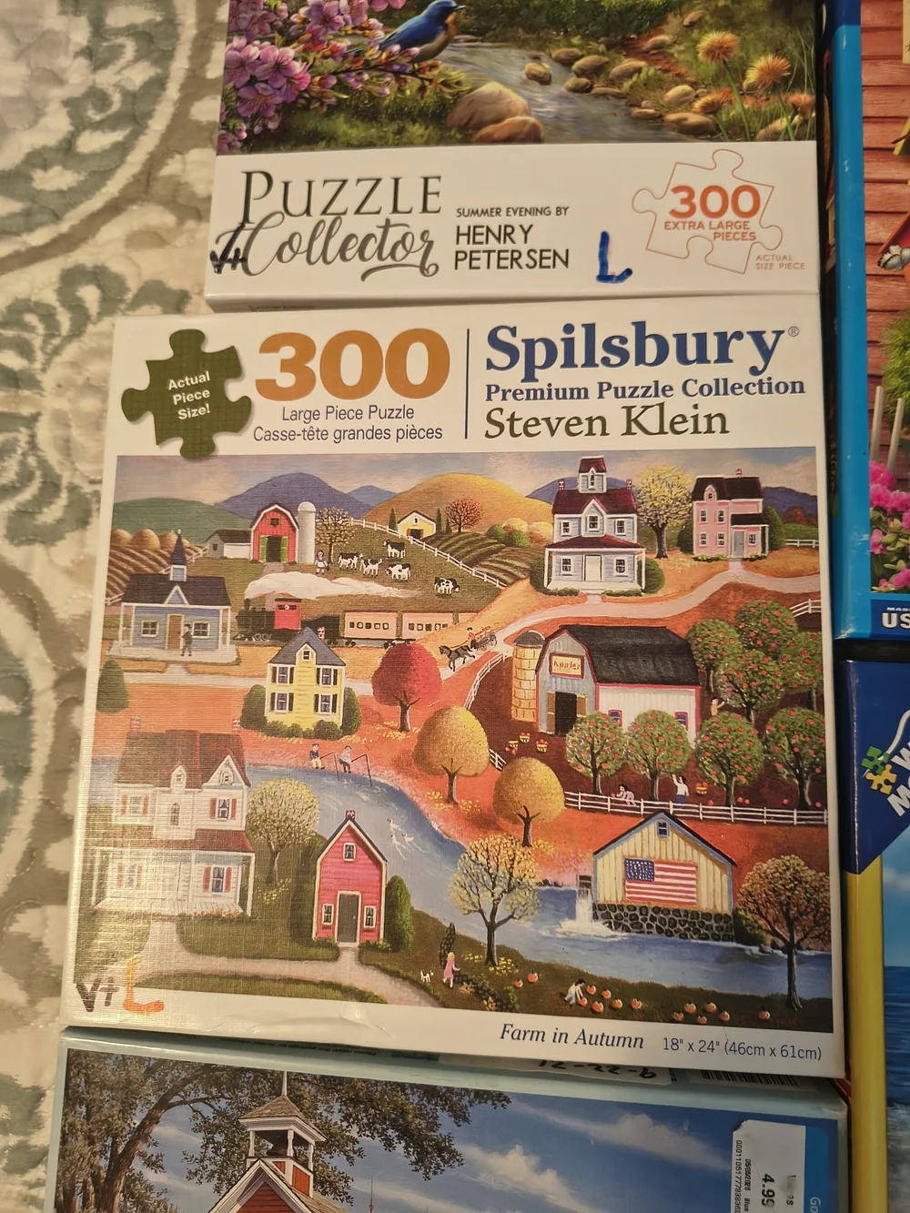 3 - 300, 1-500, 1-550 Large Piece Puzzle - Multi-Image Assortment